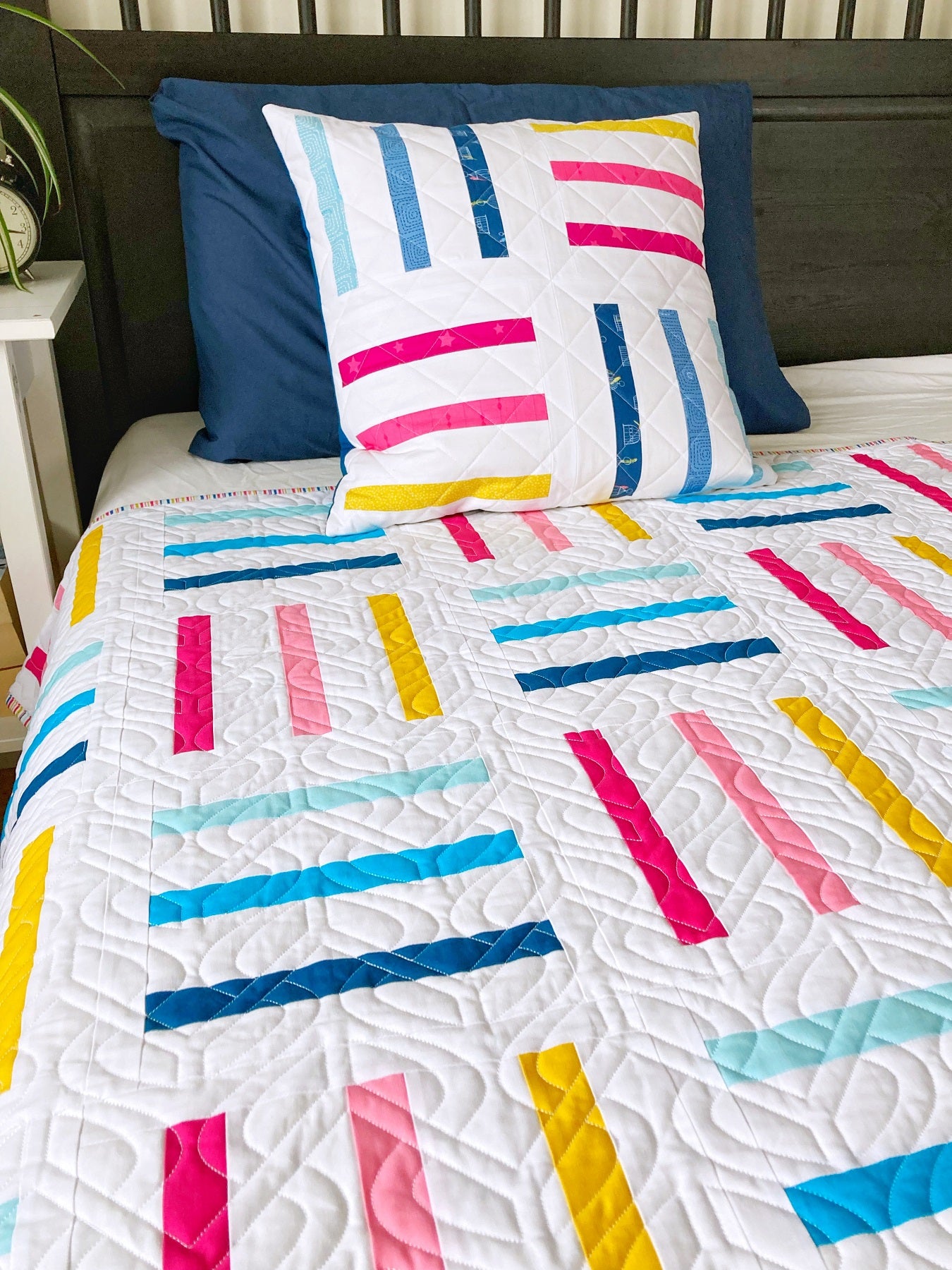 Quilt Code Patterns Bar Code Quilt Pattern - PDF Instant Download – Penny Spool Quilts