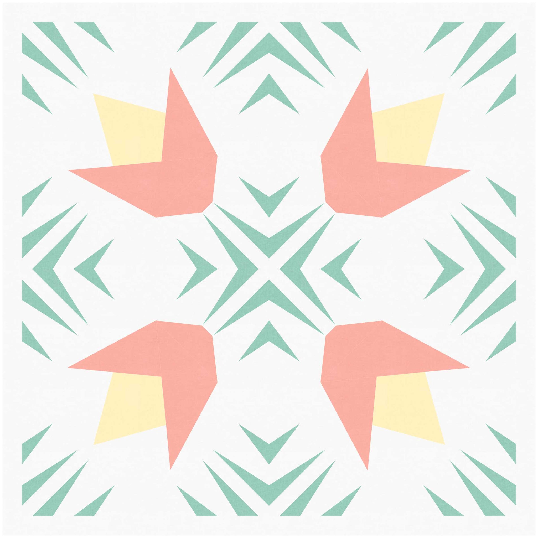 Tumbling Tulips FPP Mini Quilt Pattern - PDF Instant Download – Penny ...